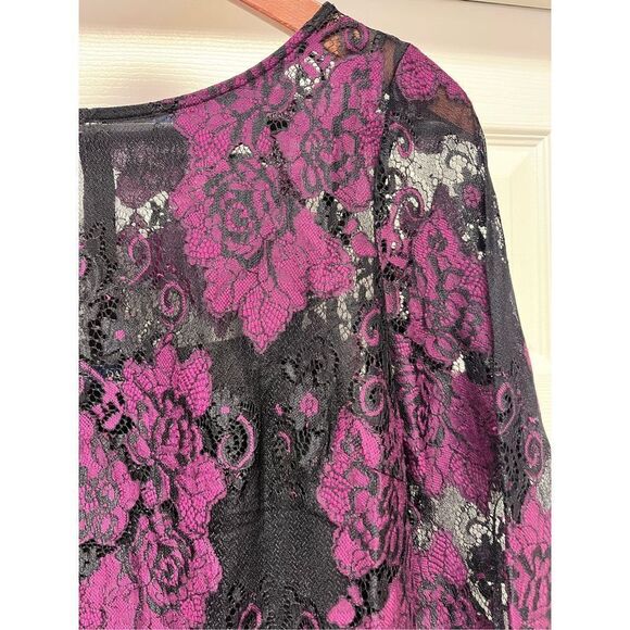 Rachel Rachel Roy Purple Lace Madeline Dress sz 10 NWOT - Picture 4 of 11